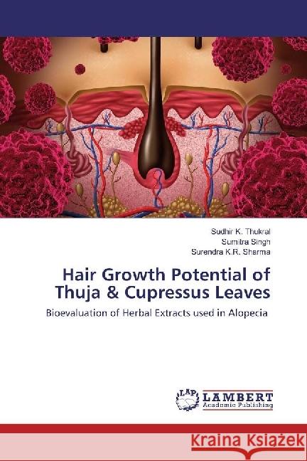 Hair Growth Potential of Thuja & Cupressus Leaves : Bioevaluation of Herbal Extracts used in Alopecia Thukral, Sudhir K.; Sharma, Surendra Kr. 9783659978333 LAP Lambert Academic Publishing - książka