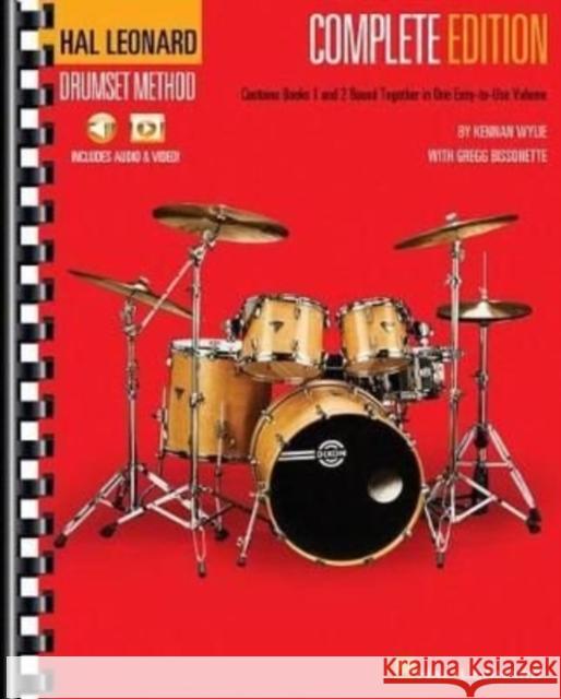Hal Leonard Drumset Method - Complete Edition: Books 1 & 2 with Video and Audio (2 Books with Online Media, Comb-Bound) Wylie, Kennan 9781495083341 Hal Leonard Publishing Corporation - książka