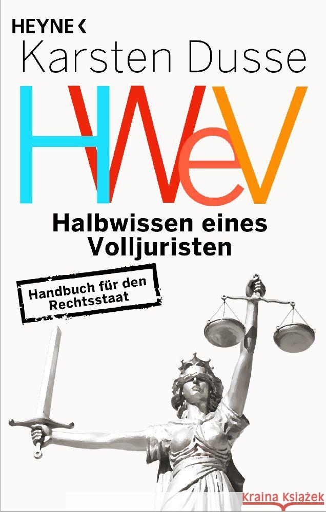 Halbwissen eines Volljuristen Dusse, Karsten 9783453606128 Heyne - książka