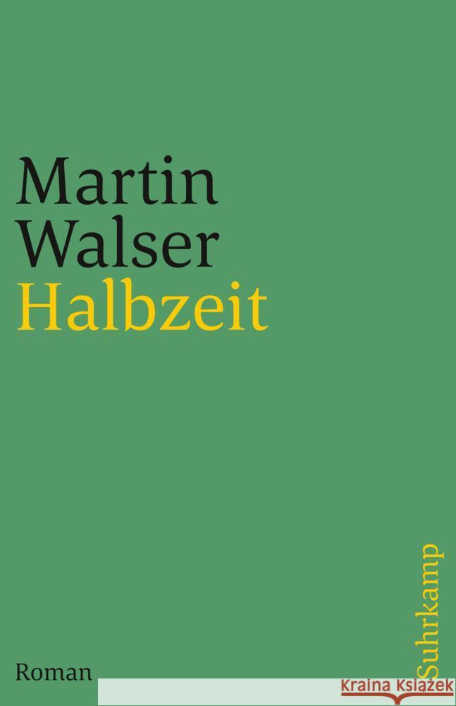 Halbzeit Walser, Martin 9783518391570 Suhrkamp - książka