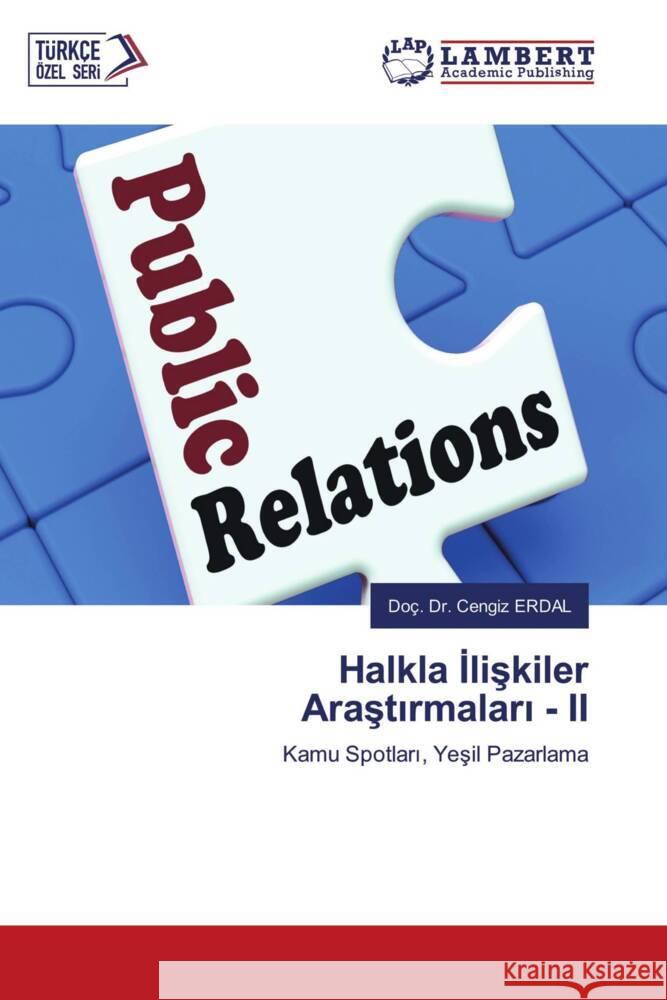 Halkla Iliskiler Arastirmalari - II Erdal, Doç. Dr. Cengiz 9786207452293 LAP Lambert Academic Publishing - książka