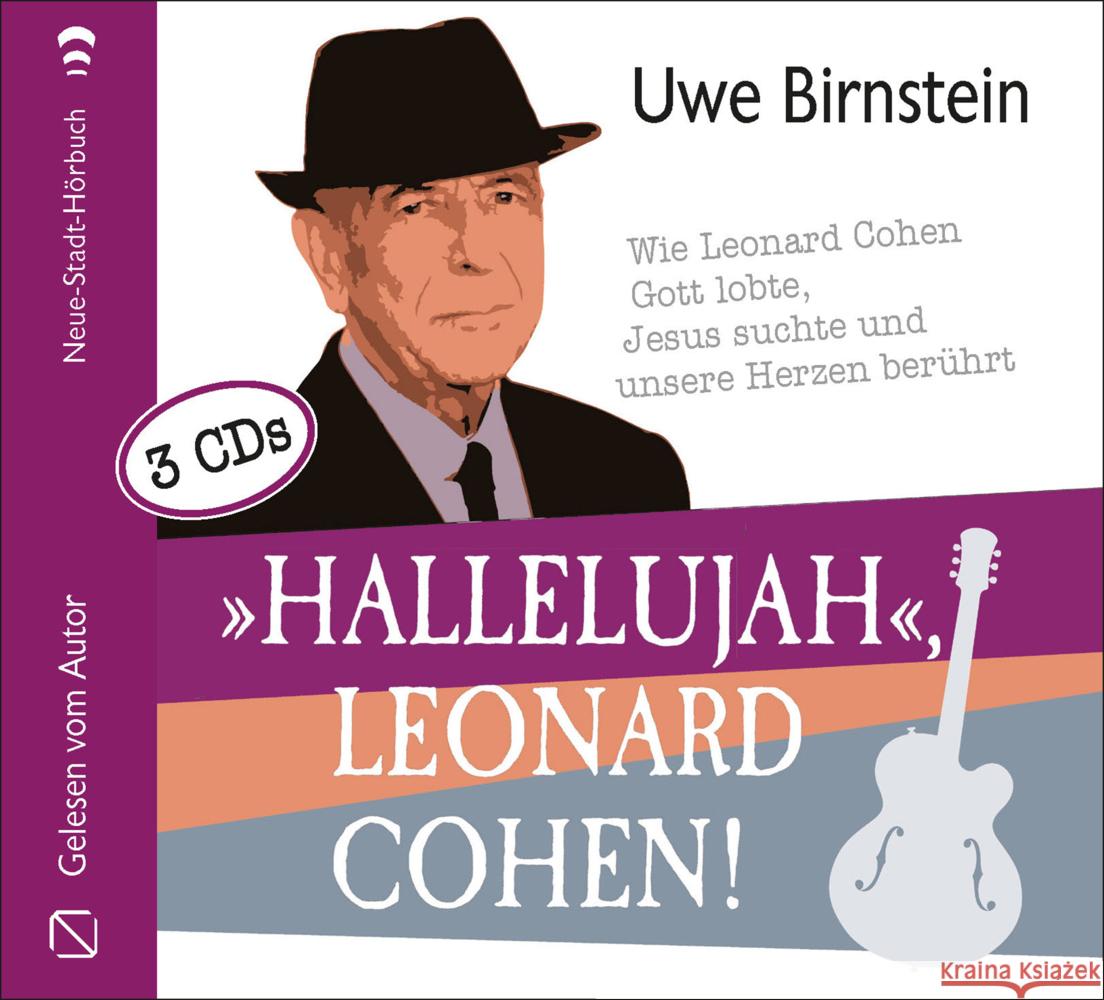 »Hallelujah«, Leonard Cohen!, 3 Audio-CD Birnstein, Uwe 9783734612657 Neue Stadt - książka