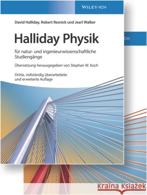 Halliday Physik, 2 Bde. : für natur- und ingenieurwissenschaftliche Studiengänge. Lehrbuch und Übungsbuch Stephan W. Koch David Halliday Robert Resnick 9783527413706 Wiley-VCH Verlag GmbH - książka