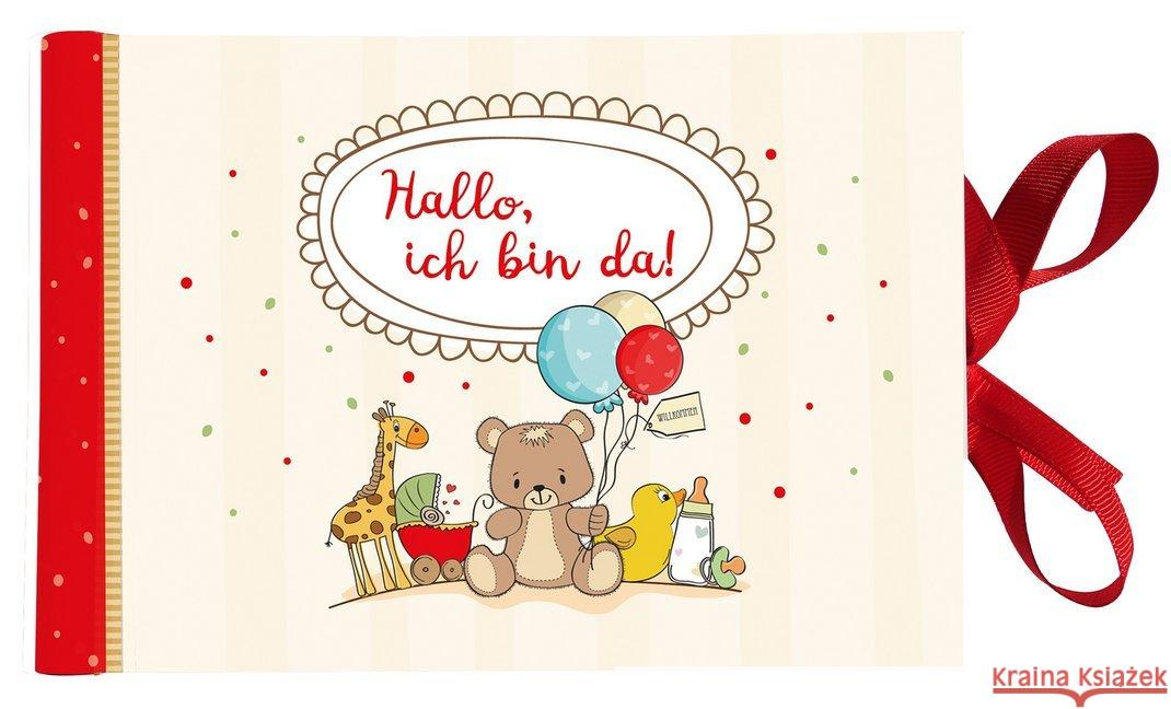 Hallo, ich bin da! : Fotoeinsteckbuch  9783765532399 Brunnen-Verlag, Gießen - książka