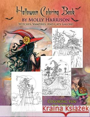 Halloween Coloring Book: by Molly Harrison Harrison, Molly 9781517135775 Createspace - książka