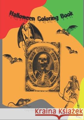 Halloween Coloring Book: Easy Shading Technique Kim, Teacher 9798502596930 Independently Published - książka