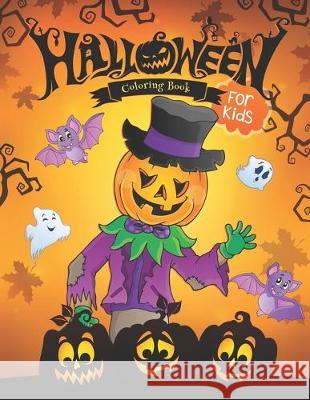 Halloween Coloring Book for Kids Leonard Davin 9781693300035 Independently Published - książka