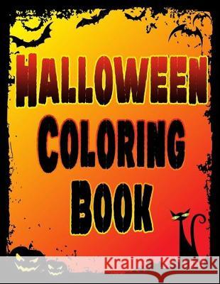 Halloween Coloring Book: Jumbo Halloween Coloring Pages Coloring Pages Studios 9781700383310 Independently Published - książka