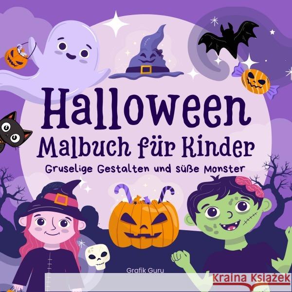 Halloween Malbuch für Kinder Guru, Grafik 9783759884060 epubli - książka