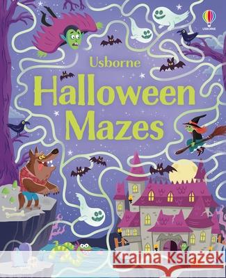 Halloween Mazes: A Halloween Book for Kids Sam Smith 9781803700762 Usborne Publishing Ltd - książka