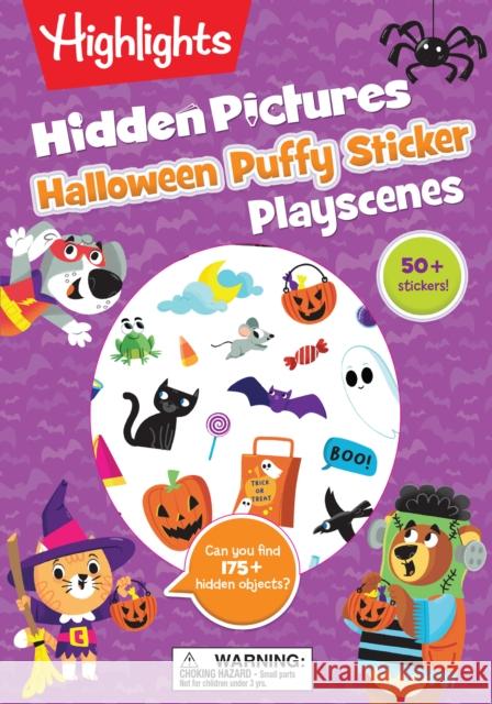 Halloween Puffy Sticker Playscenes Highlights 9781644721162 Astra Publishing House - książka