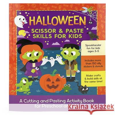 Halloween Scissor & Paste Skills for Kids Carlo Beranek Cottage Door Press 9781646385966 Cottage Door Press - książka