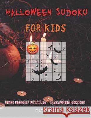Halloween Sudoku For Kids: Hard Sudoku Puzzles - Halloween Edition Mario Press 9781697749588 Independently Published - książka