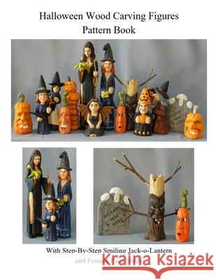 Halloween Wood Carving Figures R M Scott 9798486249242 Independently Published - książka