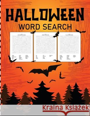 Halloween Word Search: Puzzle Activity Book For Kids Ages 5-8 Juvenile Gifts With Key Solution Pages Michaels, Aimee 9781953332141 Shocking Journals - książka
