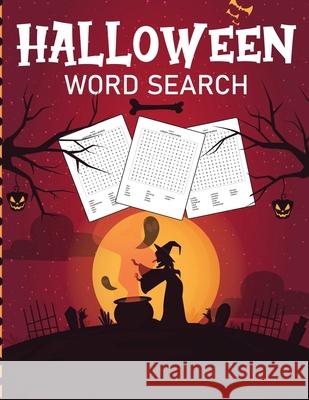 Halloween Word Search: Puzzle Activity Book For Kids and Adults Halloween Gifts Devon, Alice 9781636050249 Alice Devon - książka