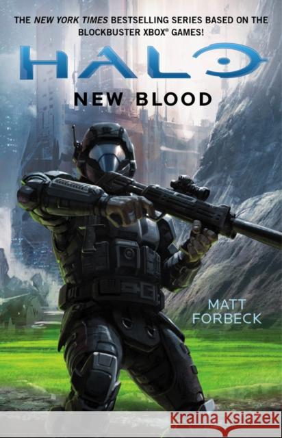 Halo: New Blood Matt Forbeck 9781785652042 Titan Books Ltd - książka