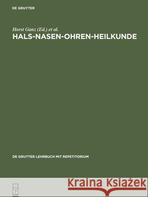 Hals-Nasen-Ohren-Heilkunde  9783110147421 De Gruyter - książka
