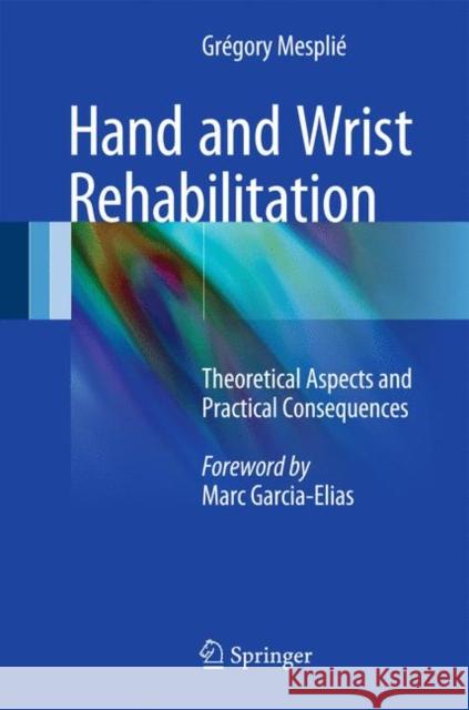 Hand and Wrist Rehabilitation: Theoretical Aspects and Practical Consequences Mesplié, Grégory 9783319163178 Springer - książka