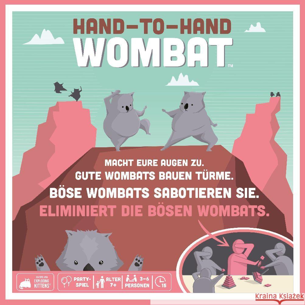 Hand-to-Hand Wombat O'Brien, Cory, Exploding Kittens 0810083043852 Exploding Kittens - książka