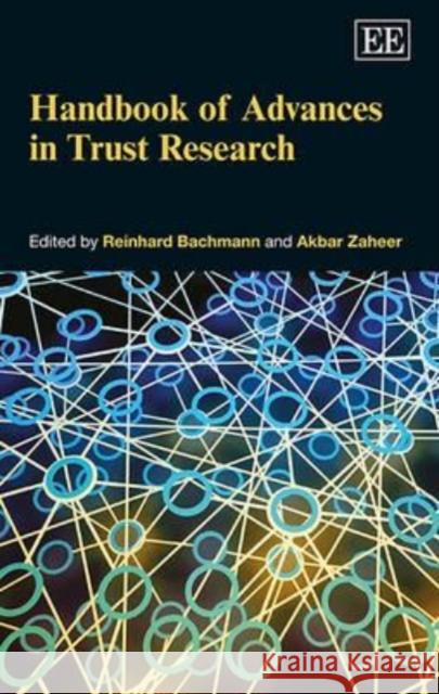 Handbook of Advances in Trust Research (Elgar Original Reference) [Hardcover]  9780857931375  - książka