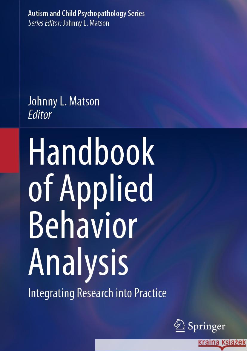 Handbook of Applied Behavior Analysis  9783031199660 Springer International Publishing - książka