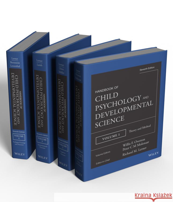 Handbook of Child Psychology and Developmental Science: Set Richard M. Lerner   9781118963418 John Wiley & Sons Inc - książka