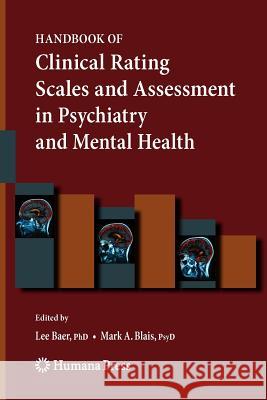 Handbook of Clinical Rating Scales and Assessment in Psychiatry and Mental Health  9781617796500 Springer, Berlin - książka