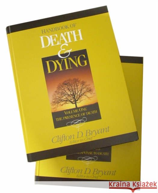 Handbook of Death and Dying Clifton D. Bryant 9780761925149 Sage Publications - książka