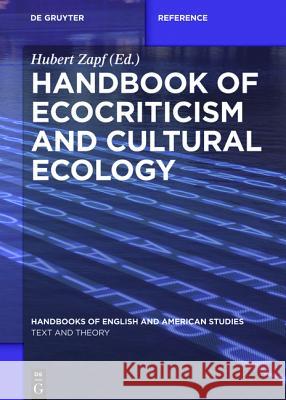 Handbook of Ecocriticism and Cultural Ecology  9783110308372 De Gruyter Mouton - książka