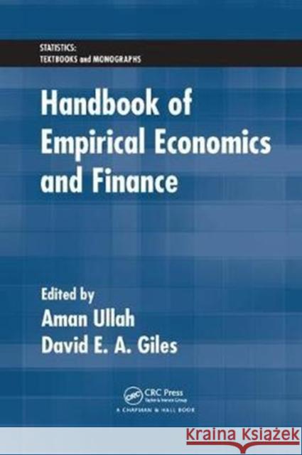 Handbook of Empirical Economics and Finance  9781138113664 Taylor and Francis - książka