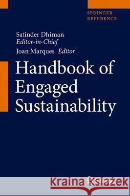 Handbook of Engaged Sustainability Dhiman, Satinder 9783319713113 Springer - książka