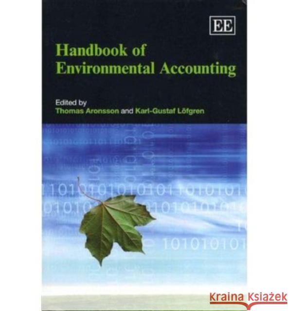 Handbook of Environmental Accounting  9780857931689 Edward Elgar Publishing Ltd - książka