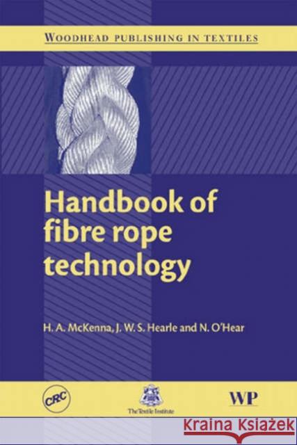 Handbook of Fibre Rope Technology  9781855736061 Woodhead Publishing Ltd - książka