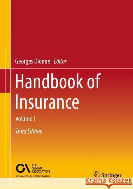 Handbook of Insurance: Volume I Georges Dionne 9783031695605 Springer - książka