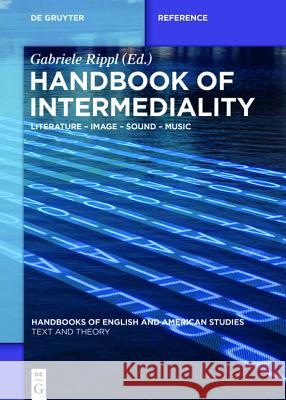 Handbook of Intermediality  9783110308365 De Gruyter Mouton - książka