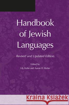 Handbook of Jewish Languages: Revised and Updated Edition Lily Kahn, Aaron D. Rubin 9789004345775 Brill - książka