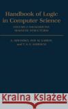 Handbook of Logic in Computer Science: Volume 3: Semantic Structures Abramsky, S. 9780198537625 Oxford University Press, USA