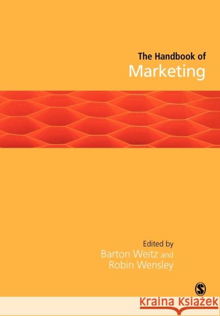 Handbook of Marketing Barton A. Weitz Robin Wensley 9781412921206 Sage Publications - książka