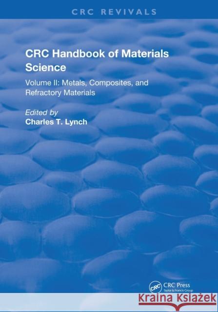 Handbook of Materials Science: Nonmetallic Materials & Applications Charles T. Lynch   9780367258924 CRC Press - książka