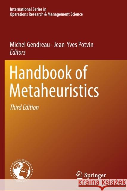 Handbook of Metaheuristics Michel Gendreau Jean-Yves Potvin 9783030081737 Springer - książka