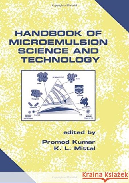Handbook of Microemulsion Science and Technology Promod Kumar K. L. Mittal 9780824719791 Marcel Dekker - książka