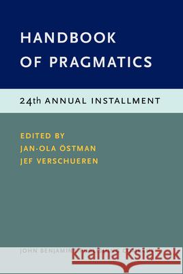 Handbook of Pragmatics  9789027210890 John Benjamins Publishing Co - książka