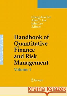 Handbook of Quantitative Finance and Risk Management 3 Volume Set Lee, Cheng-Few 9780387771168 Springer - książka