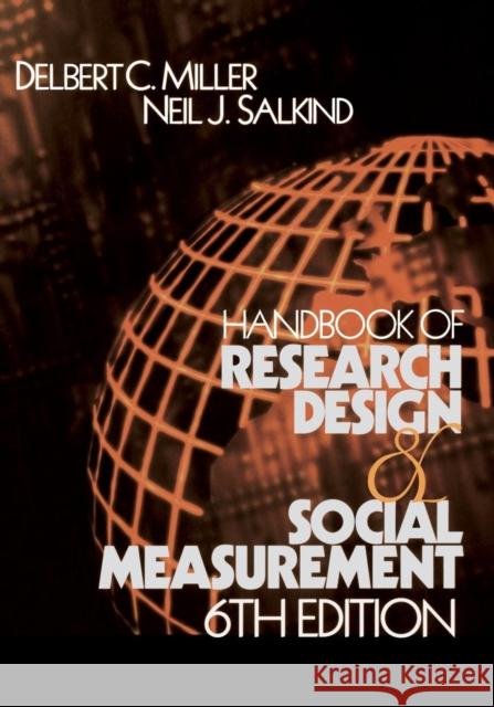 Handbook of Research Design and Social Measurement Delbert Charles Miller Nell J. Salkind Neil J. Salkind 9780761920465 Sage Publications - książka