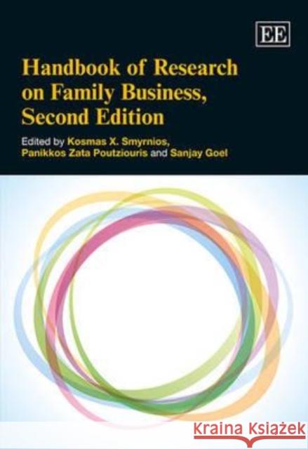 Handbook of Research on Family Business Kosmas X. Smyrnios Panikkos Zata Poutziouris Sanjay Goel 9781848443228 Edward Elgar Publishing Ltd - książka