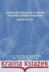 Handbook of Research on Special Education Teacher Preparation  9781032285023 Taylor & Francis Ltd