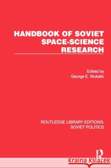 Handbook of Soviet Space-Science Research  9781032674056  - książka