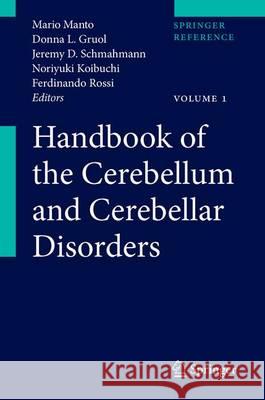 Handbook of the Cerebellum and Cerebellar Disorders Mario Manto 9789400713321  - książka