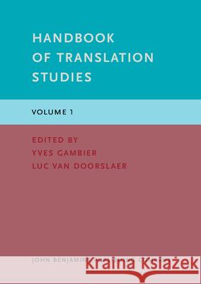 Handbook of Translation Studies: v. 1  9789027203311 John Benjamins Publishing Co - książka